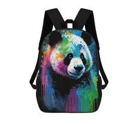 sinyumoney Panda Art Style 1 Mochila Escolar Impresa En 3D Para Niños Y Niñas, Mochila Para Portátil Para Niños/estudiantes/adultos 17inch