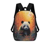 sinyumoney Panda Art Style 10 Mochila Escolar Infantil, Mochilas Impresas En 3D, Mochilas Escolares De Moda Para Niños De Primaria Y Secundaria 17inch