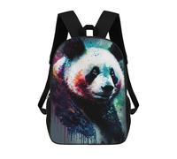 sinyumoney Panda Art Style 3 Mochila Escolar Mochila Para Niños Impresa En 3D Mochilas Infantiles Para Niños Y Niñas Mochilas Escolares Mochilas De Viaje Para Niños 17inch