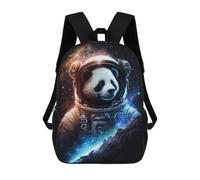 sinyumoney Panda Astronaut in Space-3 Mochilas Impresas En 3D Para Niños 17inch Mochilas De Moda Informales Para El Día A Día, Bolsas De Viaje, Mochilas Informales Para Exteriores Para Niños Y Niñas