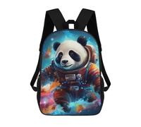 sinyumoney Panda Astronaut in Space Mochila Escolar Impresa En 3D Para Niños, Mochila Escolar, Mochilas De Viaje, Bolso Informal De Moda Para Niños Y Estudiantes 17inch