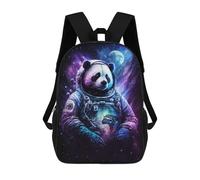 sinyumoney Panda Astronaut Space Art Print-2 Mochila Escolar De Moda, Mochila Para Material Escolar, Mochila Impermeable Informal Para Acampar, Aventuras Al Aire Libre Y Viajes Diarios 17inch