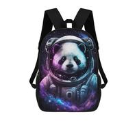 sinyumoney Panda Astronaut Space Art Print-4 Mochila Escolar Infantil De 17 Pulgadas Con Estampado 3D De Películas De Anime Para Niños, Mochila De Viaje, Mochila Escolar Infantil