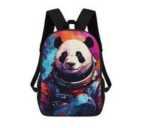 sinyumoney Panda Astronaut Space Suit-2 Mochila Escolar De Moda, Mochila Para Material Escolar, Mochila Impermeable Informal Para Hombres/mujeres 17inch