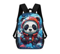 sinyumoney Panda Astronaut Space Suit-8 Mochila Escolar Infantil De 17 Pulgadas Con Estampado 3D De Películas De Anime Para Niños, Mochila De Viaje, Mochila Escolar Infantil
