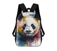 sinyumoney Panda Bear Head Watercolor Mochilas Impresas En 3D Para Niños, Mochila Escolar, Mochila De Moda Para Niños De Primaria Y Secundaria 17inch