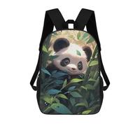 sinyumoney Panda Bear Mochila Escolar Impresa En 3D Mochilas Informales Para Niños Mochila Escolar Impresa En 3D Para Niños De Primaria Y Secundaria 17inch