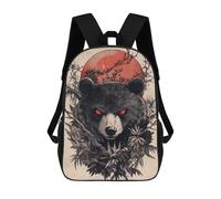 sinyumoney Panda Bear Sunset Japan Mochila Escolar Infantil De Moda Informal Mochilas Infantiles Impresas En 3D Mochila Grande Para Niño 17inch