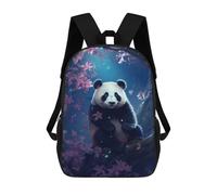 sinyumoney Panda Cherry Tree Mochila Escolar, De Negocios, Resistente, Para Portátil, Para Camping, Aventuras Al Aire Libre Y Viajes Diarios 17inch