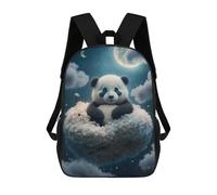 sinyumoney Panda Dreams in Cloudland Mochila Infantil, Mochila Escolar Impresa En 3D, Mochila Para Niños Y Niñas, Mochila Escolar Ajustable Para La Escuela Primaria 17inch