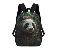 sinyumoney Panda Flowers Plants Magic Mochilas Para Niños Mochilas Escolares Mochila Escolar Para Niños Impresa En 3D Mochilas De Viaje De Moda Para Niños De Primaria Y Secundaria 17inch