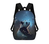 sinyumoney Panda Galaxy Animal Mochila Escolar Impresa En 3D Para Niños Y Niñas, Mochila Para Portátil Para Niños/estudiantes/adultos 17inch