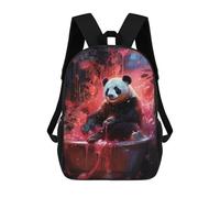 sinyumoney Panda in A Bubble Bath Mochila Escolar Infantil Impresa En 3D Para Niños, Mochilas De Viaje, Bolsas Para Libros, Mochila Escolar Infantil 17inch