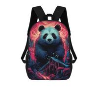 sinyumoney Panda in A Fantasy Forest Mochila Escolar Para Niños De 17 Pulgadas, Mochila Informal De Viaje Para Niños Y Niñas, Mochila De Gran Capacidad Para El Día A Día 17inch