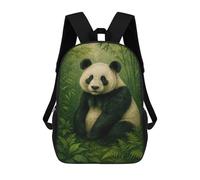 sinyumoney Panda in Bamboo Forest Mochila Escolar Ligera E Informal Para El Día A Día, Ideal Para La Escuela, El Trabajo O Los Viajes 17inch