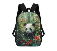 sinyumoney Panda in Bamboo Forest Mochilas Escolares Para Niños Y Niñas, Mochilas Deportivas Informales Para Primaria, Mochilas De Gran Capacidad Para Libros 17inch
