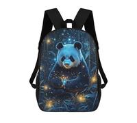 sinyumoney Panda in Magical Bamboo Forest Mochila Escolar Infantil Impresa En 3D Para Niños, Mochilas De Viaje, Bolsas Para Libros Para Niños Estudiantes De Primaria 17inch