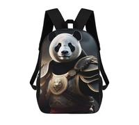 sinyumoney Panda Lord Armor Mochila Escolar Para Niños Y Niñas, Mochila Informal De Viaje, Mochila De Gran Capacidad Para El Día A Día 17inch