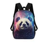 sinyumoney Panda Night Galaxy Mochila Ronaldo, Mochila Infantil, Mochila Escolar Para Estudiantes, Mochila Para Libros, Mochila Escolar Impresa En 3D Para Niños Y Niñas, 17inch