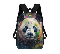 sinyumoney Panda Painting Mochilas Escolares Para Niños Y Niñas, Mochilas Deportivas Informales Para Primaria, Mochilas De Gran Capacidad Para Libros 17inch