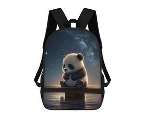 sinyumoney Panda Under The Stars Mochila, Mochila Escolar Impresa En 3D, Bolsa Para El Almuerzo Escolar, Mochila De Viaje, Mochila Para Amigos, Mochila Escolar Para Niñas Y Niños 17inch