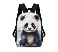 sinyumoney Panda Watercolor Mochila Escolar Para Niñas 17inch Mochila Informal Ligera Para Niños Y Niñas, Ideal Para Estudiantes De Secundaria