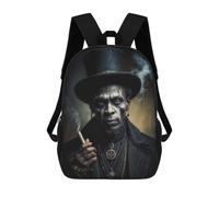 sinyumoney Papa Legba Mochila Infantil, Mochila Escolar Impresa En 3D, Mochila Para Niños Y Niñas, Mochila Escolar Ajustable Para La Escuela Primaria 17inch