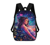 sinyumoney Paris Nights City Lights & Dreams Mochilas Infantiles Impresas En 3D Para Niños. Mochilas De Viaje De Moda Para Niños. Mochila Escolar Para Estudiantes De Primaria Y Secundaria.