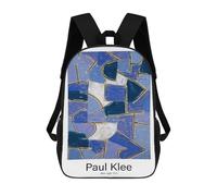 sinyumoney Paul Klee Blue Night 1937 Mochila Escolar Grande Resistente Al Agua Para Portátil Para Niños/niñas/adolescentes 17inch