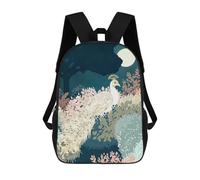 sinyumoney Peacock Garden II Mochilas Infantiles Impresas En 3D Para Niños. Mochilas De Viaje De Moda Para Niños. Mochila Escolar Para Estudiantes De Primaria Y Secundaria.