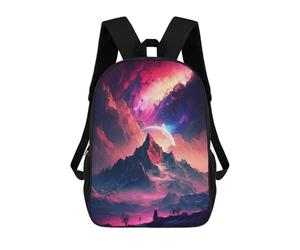 sinyumoney Peak of Universe Landscape Mochila Escolar, Mochila Para Portátil, Mochila Para Adolescentes, Niñas, Niños, Mujeres Y Hombres 17inch