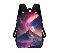 sinyumoney Peak of Universe Landscape Mochila Ronaldo, Mochila Infantil, Mochila Escolar Para Estudiantes, Mochila Para Libros, Mochila Escolar Impresa En 3D Para Niños Y Niñas, 17inch