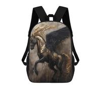 sinyumoney Pegasus Mythological Mochila Escolar Infantil De Moda Informal Mochilas Infantiles Impresas En 3D Mochila Grande Para Niño 17inch