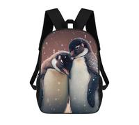 sinyumoney Penguin Cuddle Animal Mochila Escolar Resistente Al Agua, Mochila Escolar De Negocios Para Niños/niñas/adolescentes 17inch