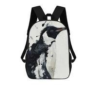 sinyumoney Penguin Grace Art Mochila Escolar Infantil Impresa En 3D Para Niños, Mochilas De Viaje De Alta Capacidad, Bolsas Para Libros, Mochila Escolar Infantil 17inch