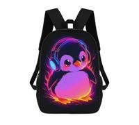 sinyumoney Penguin Music Passion Mochila Ronaldo, Mochila Infantil, Mochila Escolar Para Estudiantes, Mochila Para Libros, Mochila Escolar Impresa En 3D Para Niños Y Niñas, 17inch