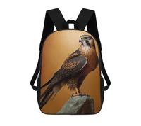 sinyumoney Peregrine Falcon Oil Paint Mochila Infantil Para Niñas, Mochila Escolar 3D, Mochila Para Niños Pequeños, Mochila Informal De Día, Mochila Escolar De Moda 17inch