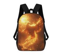 sinyumoney Phoenix And Sun Mochila Escolar Infantil, Mochilas Impresas En 3D, Mochilas Escolares De Moda Para Niños De Primaria Y Secundaria 17inch