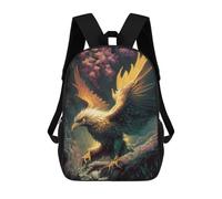 sinyumoney Phoenix Bird Cuddly Mochilas Para Niños Mochila Escolar Mochila Escolar Impresa En 3D Para Niños Estudiantes De Primaria Y Secundaria 17inch