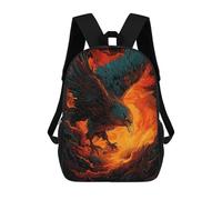 sinyumoney Phoenix Majesty Mochila Infantil Para Niñas Y Niños, Mochila De Día, Escuela Primaria, Perfecta Para La Vuelta Al Cole O Educación Física, Regalos Y Viajes 17inch