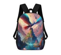 sinyumoney Phoenix Mochila Infantil Para Niñas, Mochila Escolar 3D, Mochila Para Niños Pequeños, Mochila Informal De Día, Mochila Escolar De Moda 17inch