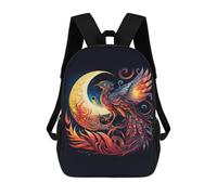 sinyumoney Phoenix Mochilas Para Niños Mochila Escolar Mochila Escolar Impresa En 3D Para Niños Estudiantes De Primaria Y Secundaria 17inch