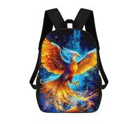 sinyumoney Phoenix Rise Artistic Firebird Mochilas Impresas En 3D Para Niños, Mochila Escolar, Mochila Informal Para Exteriores, Mochila Informal De Moda Para Niños, Lindas Bolsas De Viaje 17inch