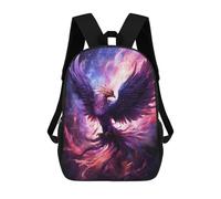 sinyumoney Phoenix Rise Mythical Artwork -3 Mochilas Infantiles Mochila Escolar Mochila Impresa En 3D Para Niños Mochilas De Viaje Bolsas Para Libros Mochila Escolar Para Niños 17inch