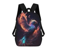 sinyumoney Phoenix Rise Mythical Artwork Mochila Infantil Para Niñas, Mochila Escolar 3D, Mochila Para Niños Pequeños, Mochila Informal De Día, Mochila Escolar De Moda 17inch