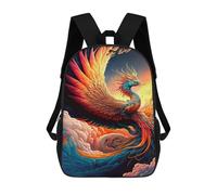 sinyumoney Phoenix Rising Art Print -2 Mochilas De 17 Pulgadas Para Niños, Mochilas Escolares Impresas En 3D Para Estudiantes De Primaria Y Secundaria, Para Niños Y Niñas.