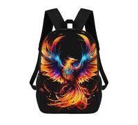 sinyumoney Phoenix Rising Artwork -2 Mochila Infantil, Mochila Escolar Impresa En 3D, Mochila Para Niños Y Niñas, Mochila Escolar Ajustable Para La Escuela Primaria 17inch