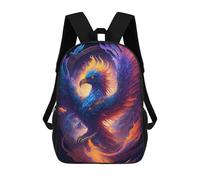 sinyumoney Phoenix Rising Mythical Artwork -2 Mochila, Mochila Escolar Impresa En 3D, Bolsa Para El Almuerzo Escolar, Mochila De Viaje, Mochila Para Amigos, Mochila Escolar Para Niñas Y Niños 17inch