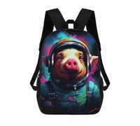 sinyumoney Pig Astronaut Space Suit-22 Mochila Grande Para Portátil Resistente Al Agua Para La Escuela - Perfecta Para Viajes, Trabajo Y Uso Diario 17inch