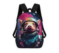 sinyumoney Pig Astronaut Space Suit-23 Mochila Escolar Grande Resistente Al Agua Para Portátil Para Adolescentes, Niñas, Niños, Mujeres Y Hombres 17inch